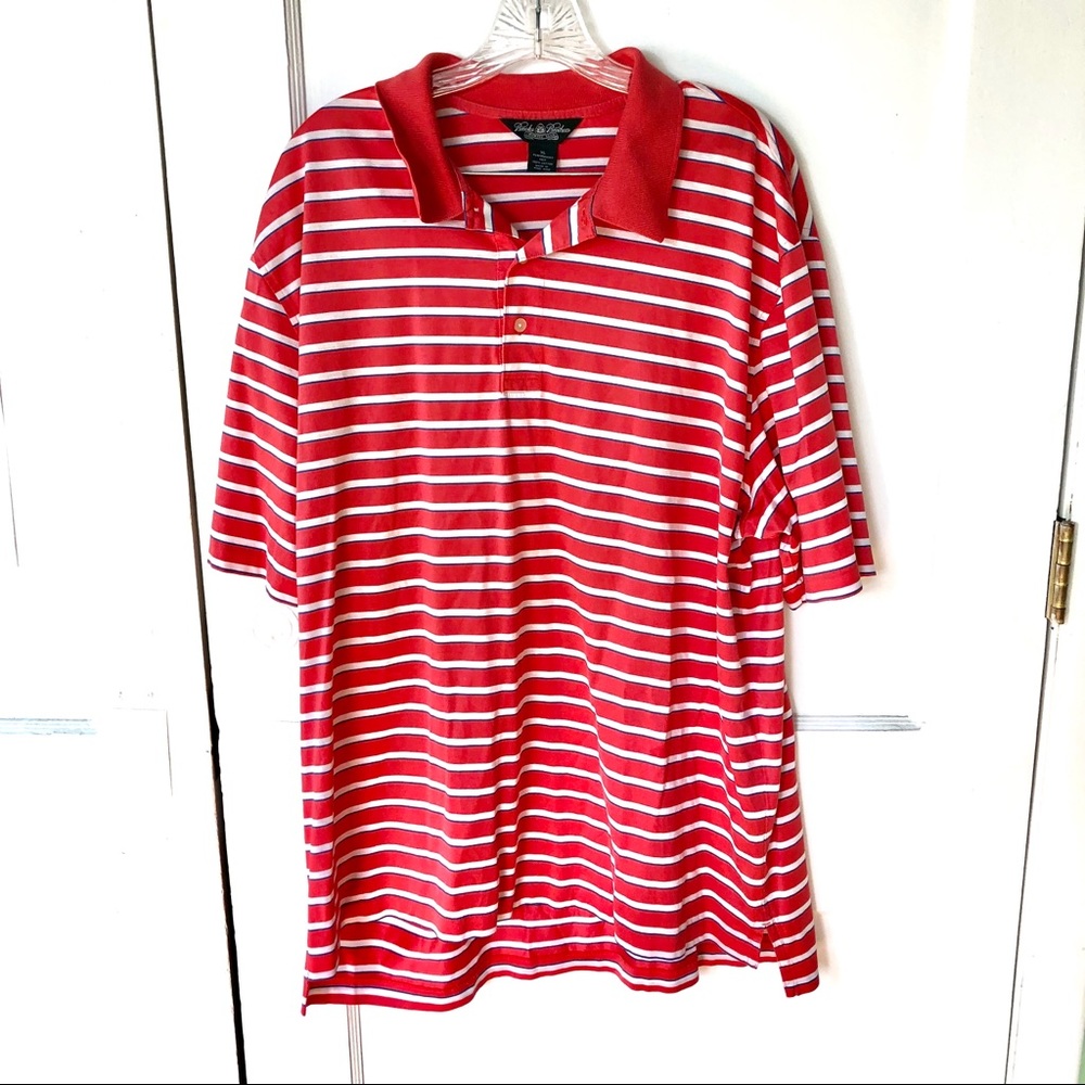 Brooks Brothers Country Club Striped Polo